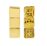 Tiffany & Co. Italy 18 Karat Gold Earrings Circa 2002 Wilson's Estate Jewelry