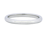 Tiffany & Co. Platinum Stacking Unisex Band Ring - Wilson's Estate Jewelry