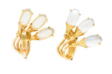 Tiffany & Co. Retro Moonstone 14 Karat Gold Cattail Ear-Clip Earrings - Wilson's Estate Jewelry