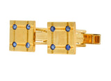 Tiffany & Co. Retro Sapphire 14 Karat Yellow Gold Men's Dress Set Circa 1940's - Wilson's Estate Jewelry
