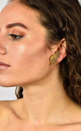 Tiffany & Co. Schlumberger 18 Karat Gold Strand Ear-Clip Earrings - Wilson's Estate Jewelry