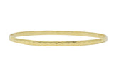 Tiffany & Co. Stackable 14 Karat Gold Faceted Bangle Bracelet Wilson's Estate Jewelry