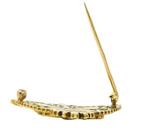 Tiffany & Co. Victorian Diamond Ruby Horse 18 Karat Yellow Gold Brooch Wilson's Estate Jewelry