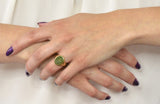 Tiffany & Co. Victorian Intaglio Jade 18 Karat Gold Lion Unisex Signet Ring - Wilson's Estate Jewelry