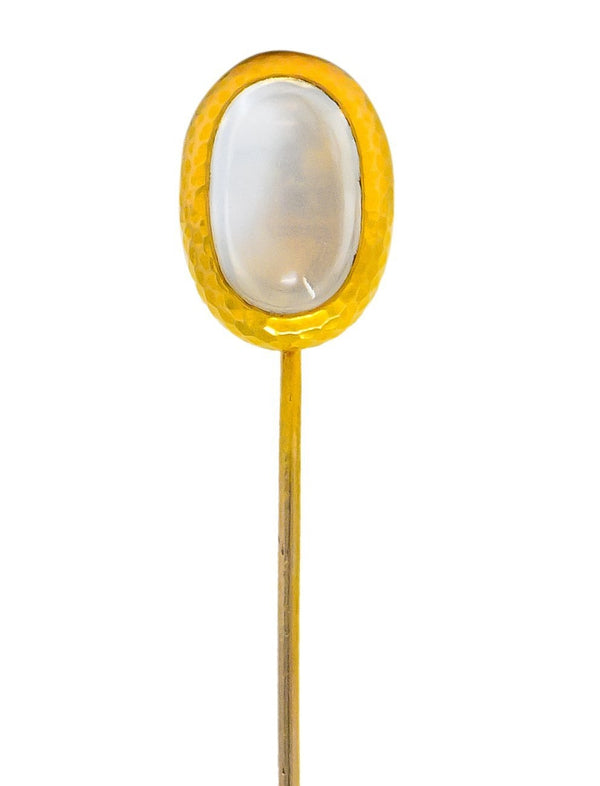 Tiffany & Co. Victorian Moonstone 18 Karat Gold Stickpin - Wilson's Estate Jewelry