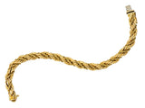 Tiffany & Co. Vintage 14 Karat Gold Twisted Rope Bracelet - Wilson's Estate Jewelry