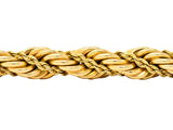 Tiffany & Co. Vintage 14 Karat Gold Twisted Rope Bracelet - Wilson's Estate Jewelry