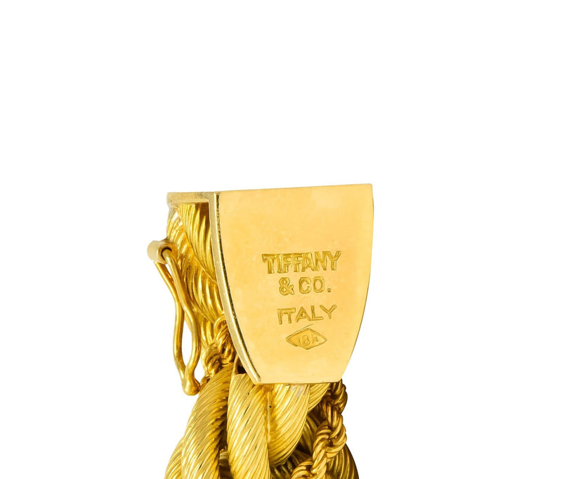 Tiffany & Co. Vintage 18 Karat Gold Large Twisted Rope Bracelet Circa 1970 - Wilson's Estate Jewelry