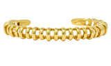 Tiffany & Co. Vintage 18 Karat Gold Ribbed Cuff Bracelet - Wilson's Estate Jewelry