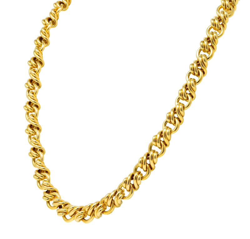 Tiffany & Co. Vintage 18 Karat Yellow Gold Substantially Linked Chain ...