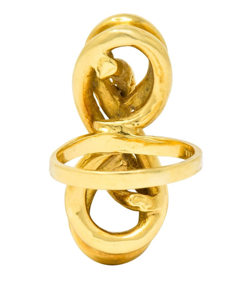 Tiffany & Co. Vintage 18 Karat Yellow Gold Twisted Ring - Wilson's Estate Jewelry