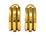 Tiffany & Co. Vintage 1995 18 Karat Gold Atlas Ear-Clip Earrings - Wilson's Estate Jewelry
