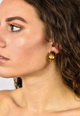 Tiffany & Co. Vintage 1995 18 Karat Gold Atlas Ear-Clip Earrings - Wilson's Estate Jewelry