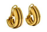 Tiffany & Co. Vintage 1995 18 Karat Gold Atlas Ear-Clip Earrings - Wilson's Estate Jewelry