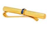 Tiffany & Co. Vintage Sapphire 14 Karat Gold Men's Tie Clip - Wilson's Estate Jewelry