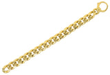 Unoaerre Italian 18 Karat Yellow Gold Curb Link Bracelet - Wilson's Estate Jewelry
