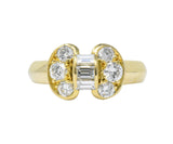 Van Cleef & Arpels 0.60 CTW Diamond 18 Karat Yellow Gold Bow Ring Wilson's Estate Jewelry