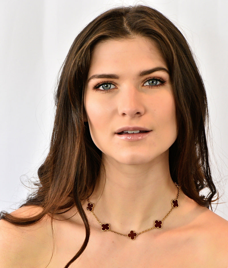Vca vintage deals alhambra necklace
