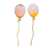 Vhernier Diamond Rock Crystal Mother-of-Pearl 18 Karat Gold Balloon Palloncino Ear-Clips Earrings - Wilson's Estate Jewelry