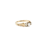 Victorian 0.29 CTW Diamond & 14K Yellow Gold Engagement Ring Wilson's Estate Jewelry