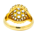 Victorian 0.70 CTW Old Mine Cut Diamond 18 Karat Gold Cluster Ring - Wilson's Estate Jewelry