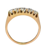 Victorian 0.75 CTW Diamond 14 Karat Gold Stackable Band Ring - Wilson's Estate Jewelry