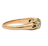 Victorian 0.75 CTW Diamond 14 Karat Gold Stackable Band Ring - Wilson's Estate Jewelry