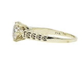 Victorian 1.32 CTW Diamond 14 Karat Gold Solitaire Engagement Ring Wilson's Estate Jewelry
