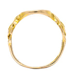 Victorian 14 Karat Gold Cloaked Wise Man Unisex Signet Ring - Wilson's Estate Jewelry