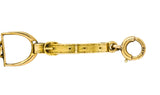 Victorian 14 Karat Yellow Gold Fox Hunt Horse Link Bracelet - Wilson's Estate Jewelry