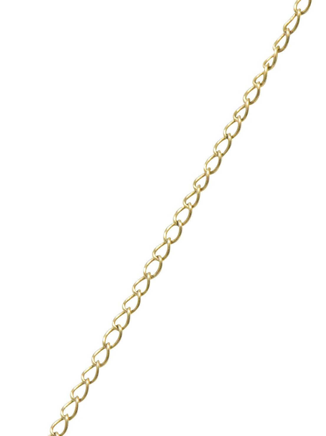Victorian Diamond Sapphire Seed Pearl 14 Karat Gold Pendant Necklace Wilson's Estate Jewelry