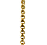 Victorian Enamel 10 Karat Gold Barrel Clasp Long Chain Necklace - Wilson's Estate Jewelry