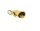 Victorian French 18 Karat Gold Articulate Girl in Fancy Dress Charm Wilson's Estate Jewelry