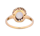 Victorian Opal Diamond 18 Karat Rose Gold Cluster Ring Circa 1900 - Wilson's Estate Jewelry
