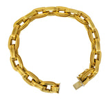 Vintage 18 Karat Gold Elongated Link Bracelet - Wilson's Estate Jewelry