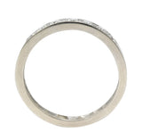 Vintage Diamond 14 Karat White Gold Band Stackable Ring - Wilson's Estate Jewelry