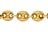Vintage Fancy 18 Karat Gold Anchor Unisex Bracelet - Wilson's Estate Jewelry