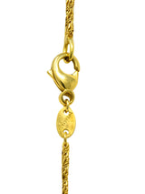 Vintage Tiffany & Co. 18 Karat Gold Knot Station Necklace - Wilson's Estate Jewelry