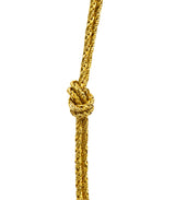 Vintage Tiffany & Co. 18 Karat Gold Knot Station Necklace - Wilson's Estate Jewelry