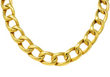 Vintage Unisex 18 Karat Gold 18 Inch Curb Chain Necklace - Wilson's Estate Jewelry
