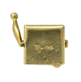 Walter Lampl Articulated Art Deco 14 Karat Gold Slot Machine Charm - Wilson's Estate Jewelry