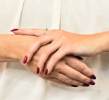 White Rose Jewelry Mfg. Co. Art Deco Orange Blossom Platinum Band Ring - Wilson's Estate Jewelry